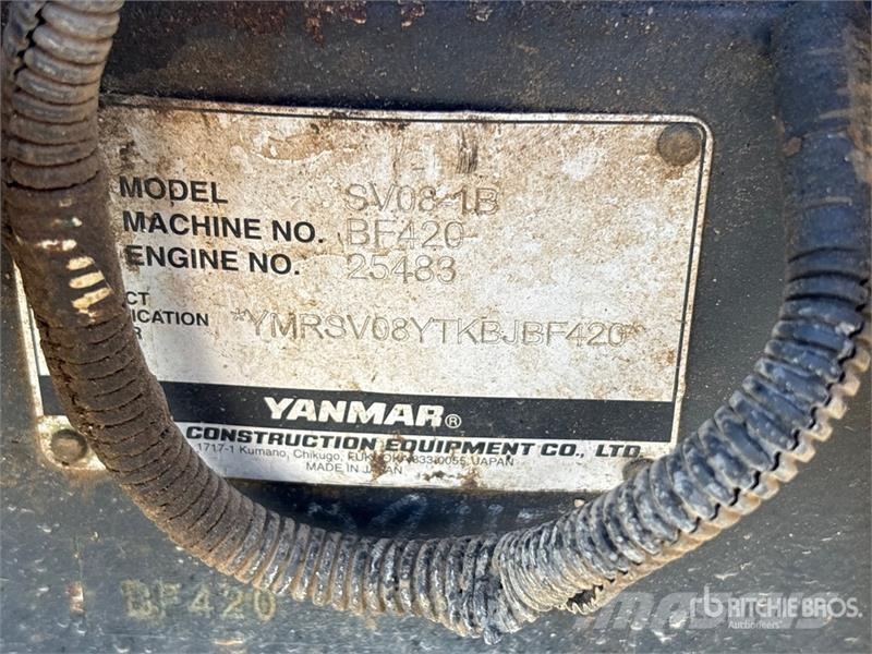 Yanmar SV08-1B Mini Excavator Mini Escavadoras <7t