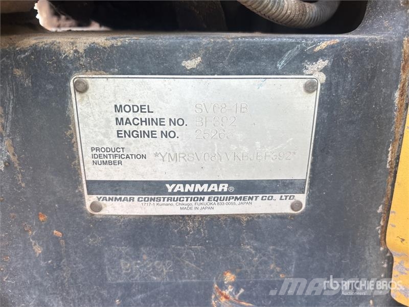 Yanmar SV08-1B Mini Excavator Miniexcavadoras