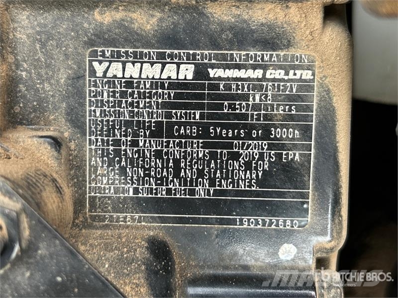 Yanmar SV08-1B Mini Excavator Mini Escavadoras <7t