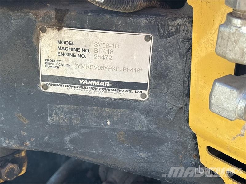 Yanmar SV08 Mini Excavator Miniekskavaatorid < 7 t