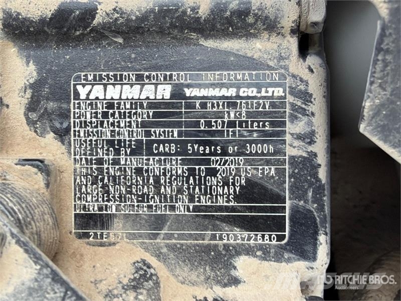 Yanmar SV08 Mini Excavator Mini kotrók < 7t