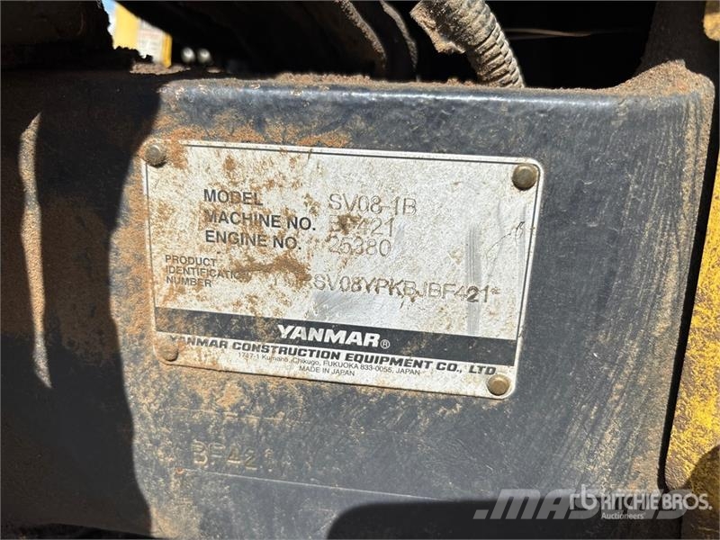 Yanmar SV08 Mini Excavator Mini kotrók < 7t