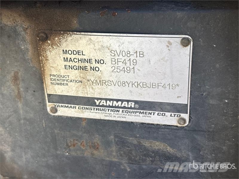 Yanmar SV08 Mini Excavator Miniekskavaatorid < 7 t