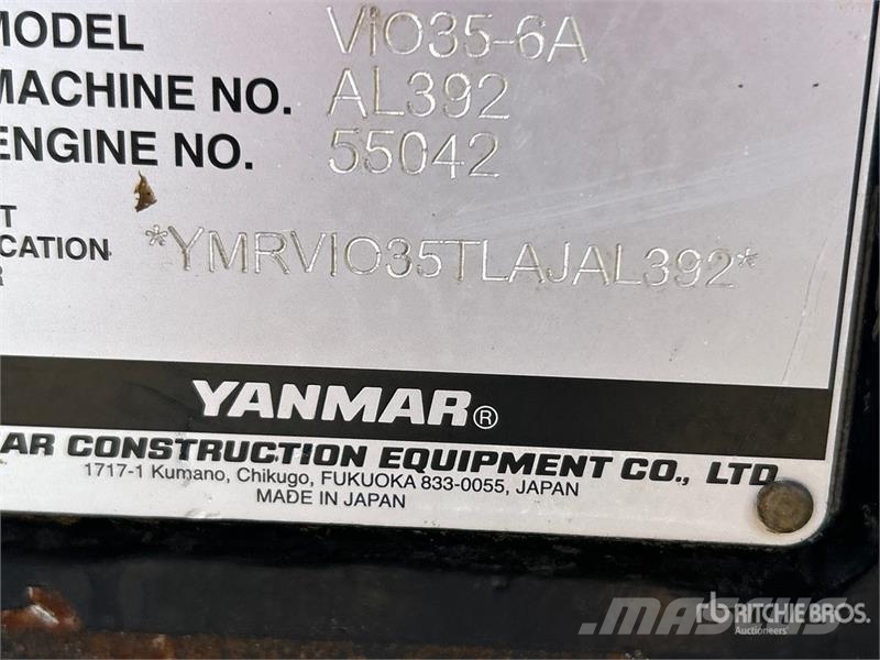 Yanmar ViO35-6A Mini ekskavatori < 7 t