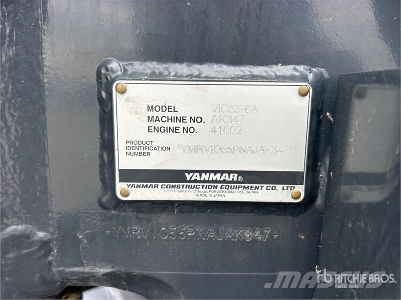 Yanmar ViO55-6A Mini Excavator 소형 굴삭기 7톤 미만