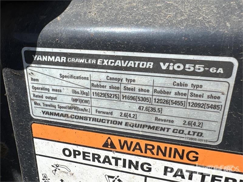 Yanmar VIO55 Mini Excavator Mini excavators < 7t (Mini diggers)