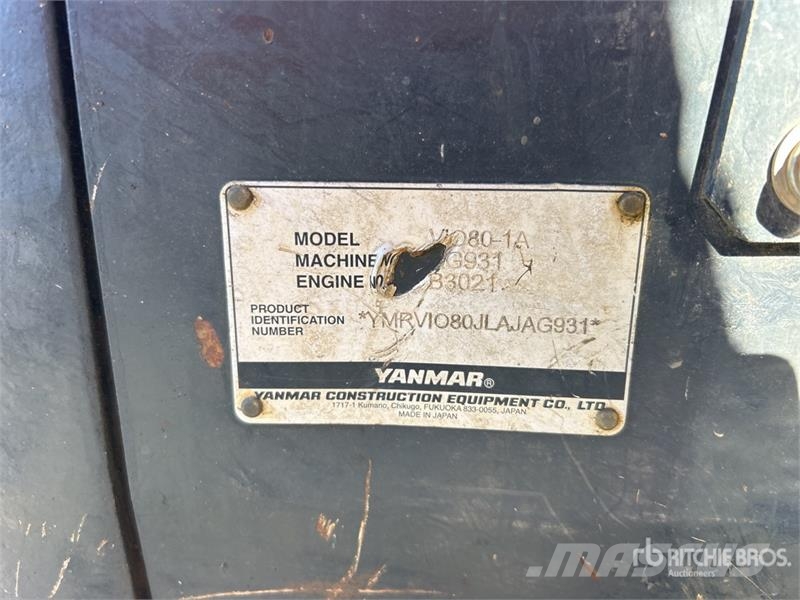 Yanmar VIO80 Mini Excavator Minibagger < 7t