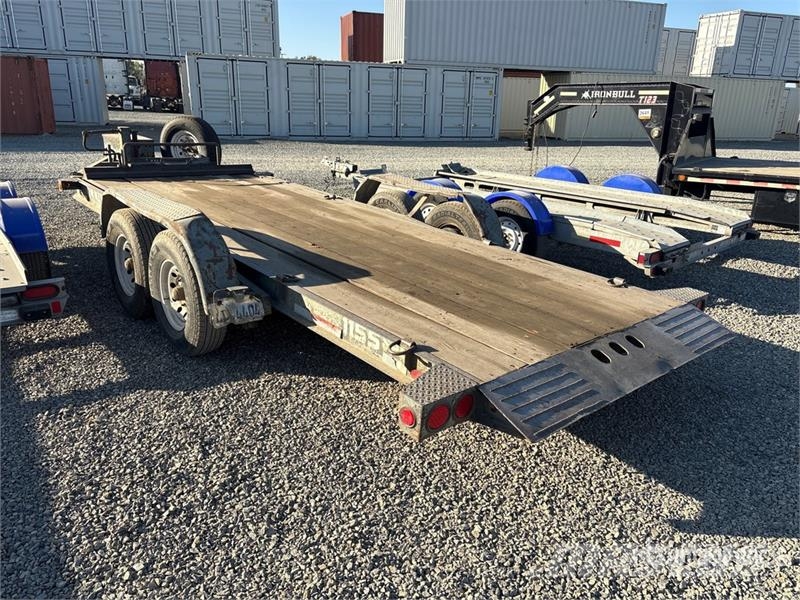 Zieman 1155 17 ft T/A Tilt Deck Trailer Низькорамні причепи