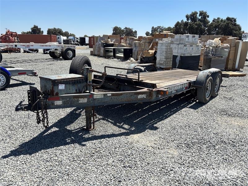 Zieman 1155 17 ft T/A Tilt Deck Trailer Alçak yükleyici