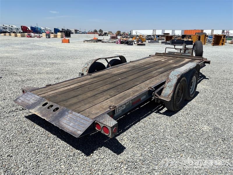 Zieman 1155 17 ft T/A Tilt Deck Trailer Alçak yükleyici