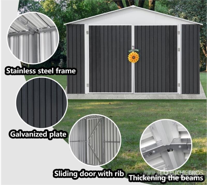 ZVOX CP1220 12 ft x 20 ft Metal Garage Shed (Unuse Čelični okviri za građevine