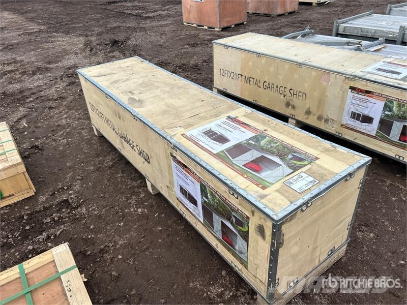 ZVOX CP1220 Metal Garage Shed (Unused) Čelićni okviri za građevino