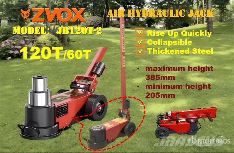ZVOX JB120T-2 120 ton Pneumatic/Hydraulic Floor Ja 건설 장비 - 기타