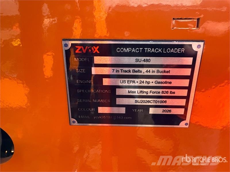 ZVOX SU-480 Mini Compact Track Loader (Unused) Мини товарачи
