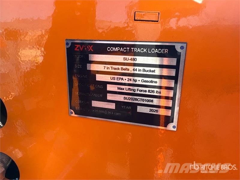 ZVOX SU-480 Mini Compact Track Loader (Unused) Мини товарачи