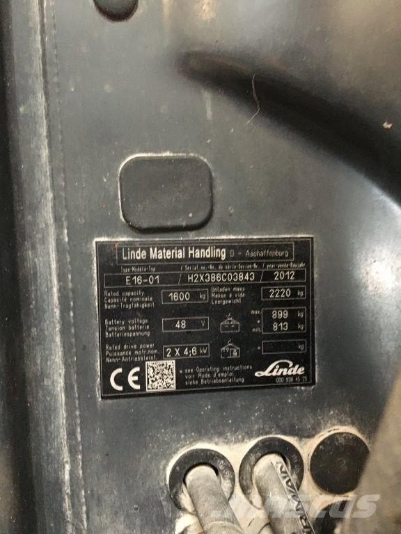 Linde E16P-02 Electric forklifts