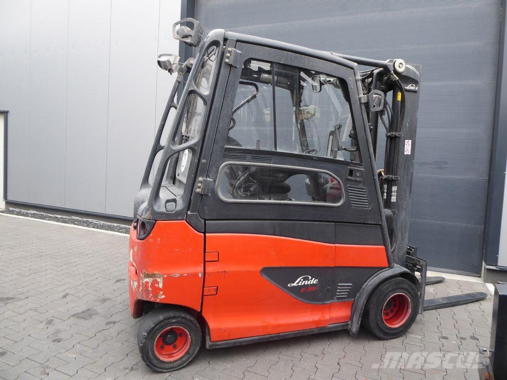 Linde E35HL-01 Elektromos targoncák