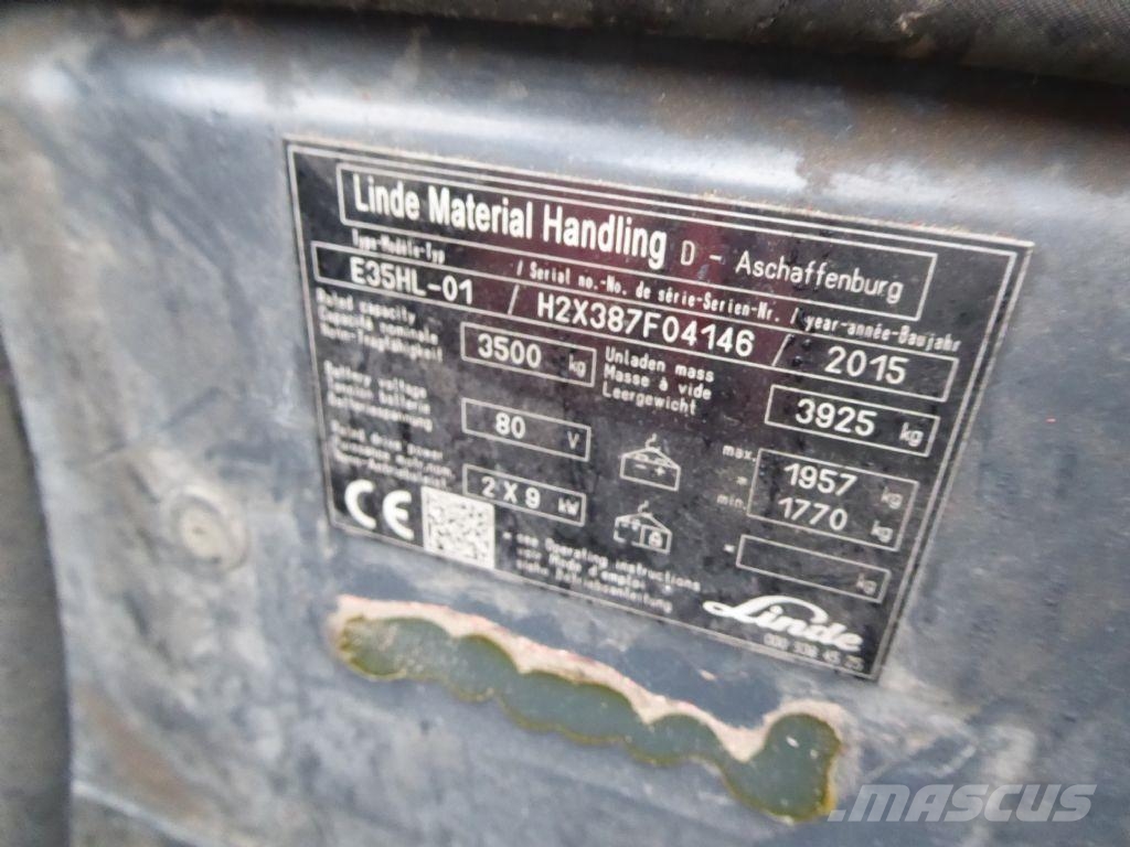 Linde E35HL-01 Elektrische heftrucks