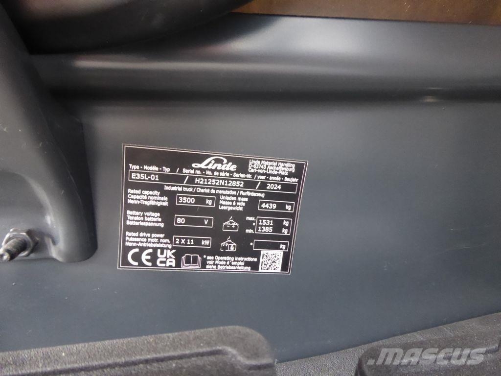 Linde E35L-01 förderfähig Electric forklifts