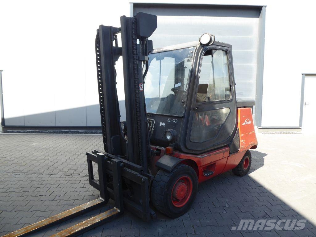 Linde E40P El gaffeltrucks