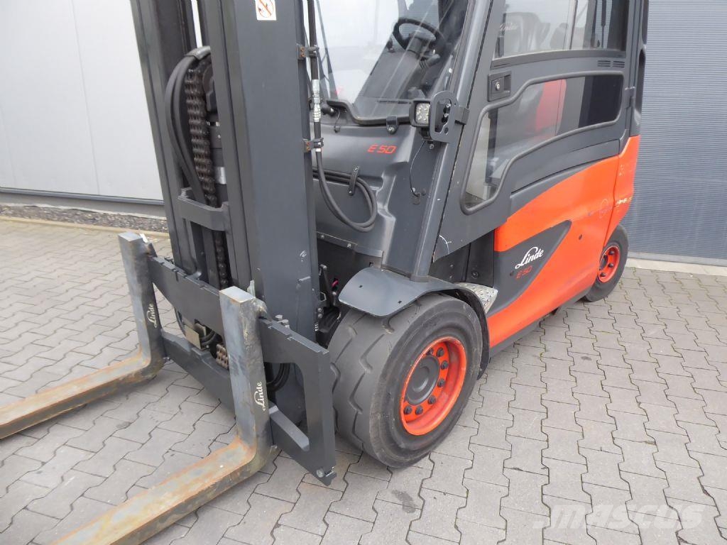 Linde E50HL-01 شاحنات ذات رافعات شوكية تعمل بالكهرباء