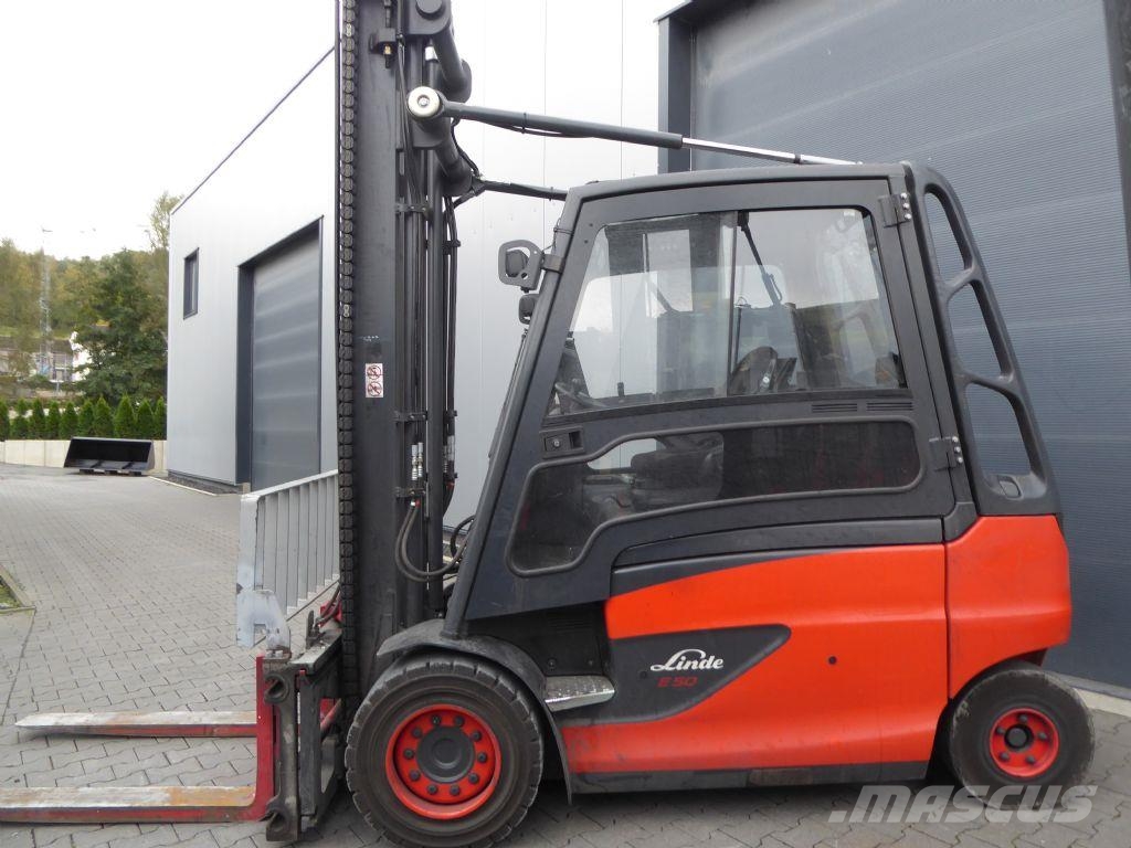 Linde E50HL-01 电动叉车