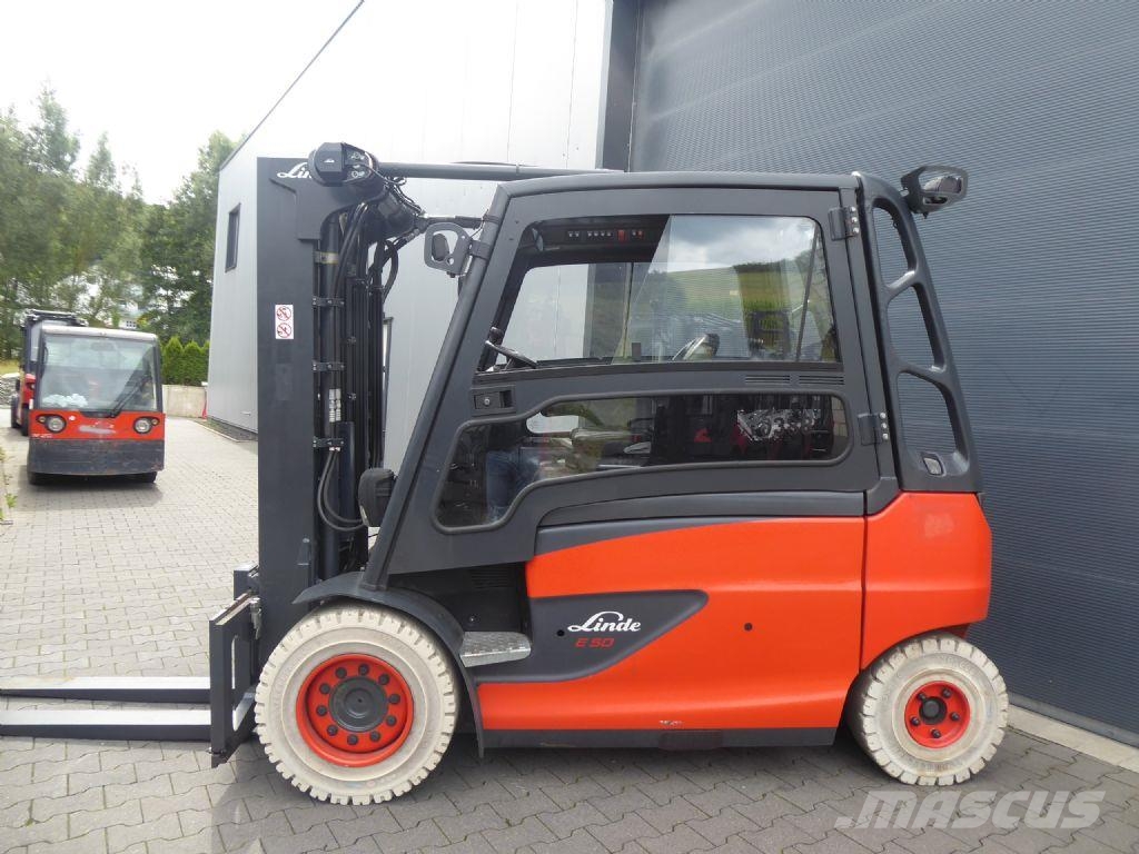 Linde E50L-01/600 Containerfähig Electric forklifts