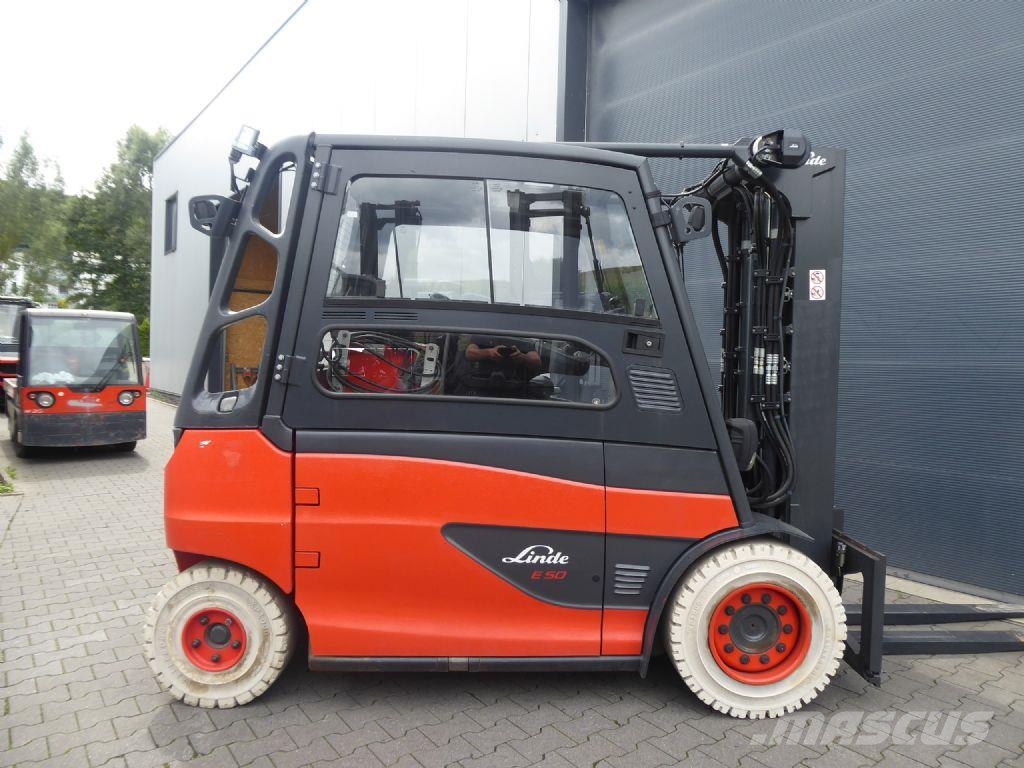 Linde E50L-01/600 Containerfähig Electric forklifts