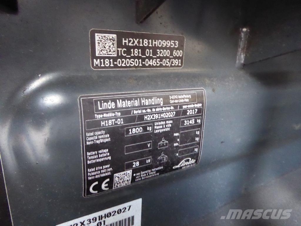 Linde H18T-01 Chariots GPL