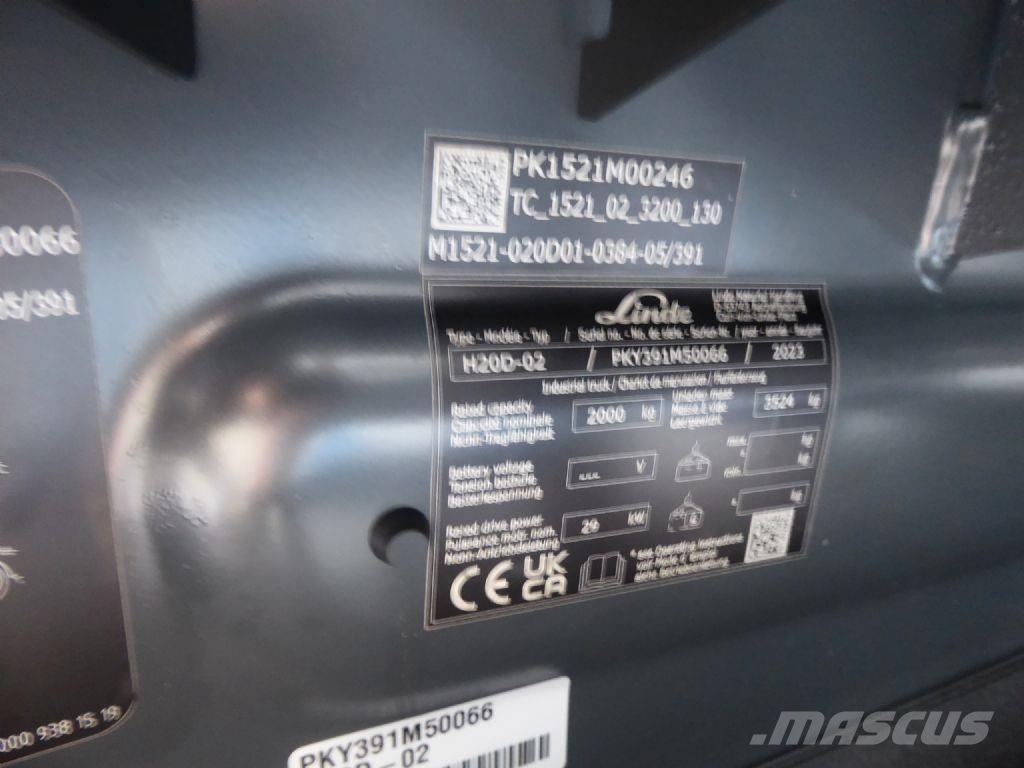 Linde H20D-01 Dyzeliniai krautuvai