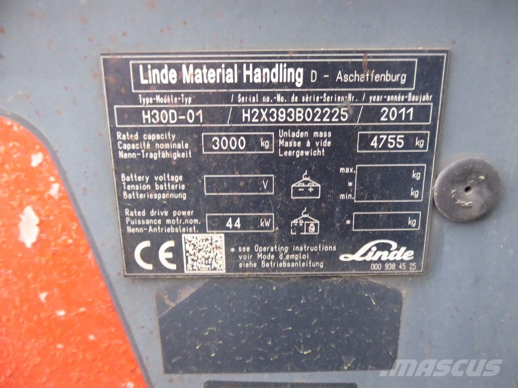 Linde H30D-01 Diesel forklifts