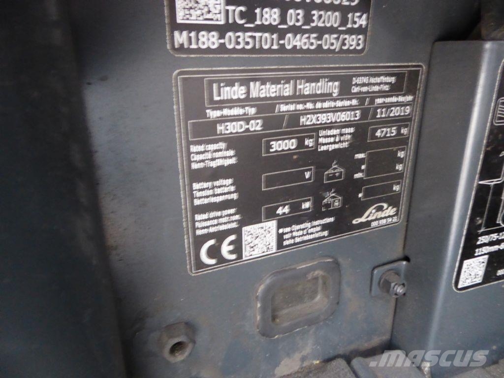 Linde H30D-02 شاحنات الديزل
