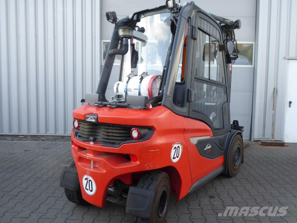 Linde H35T-01 Περονοφόρα ανυψωτικά κλαρκ με φυσικό αέριο LPG