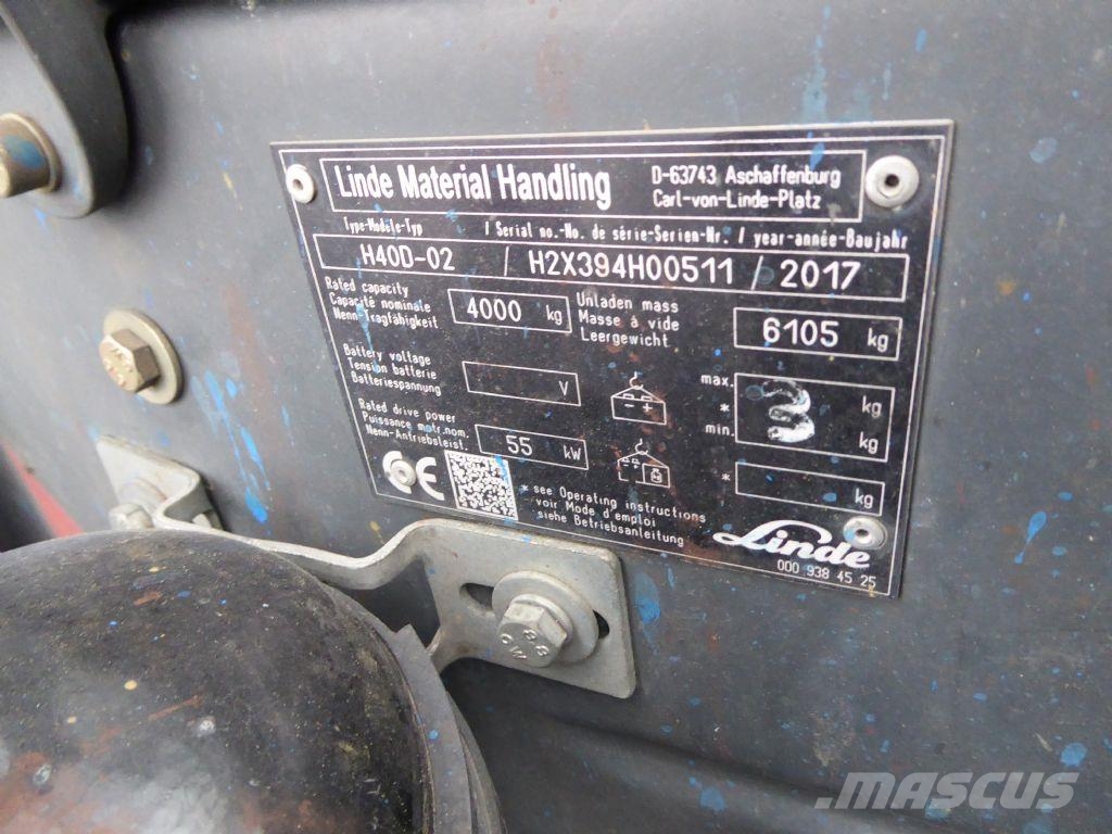 Linde H40D-02 Diesel Trucker