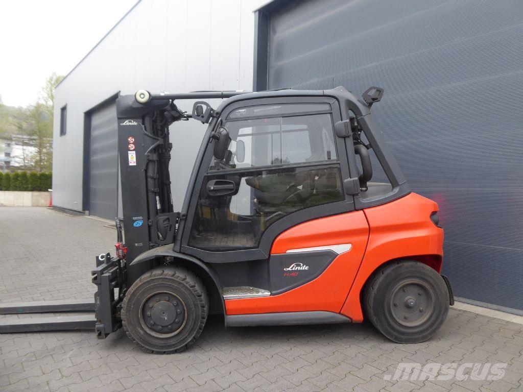 Linde H40D/600 디젤 지게차