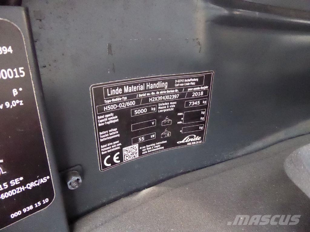 Linde H50D-02/600 Дизелови камиони