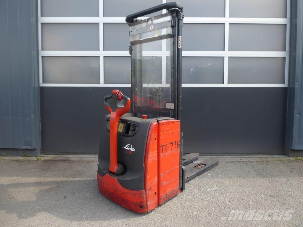 Linde L16 Παλετοφόρα πεζού χειριστή με ιστό