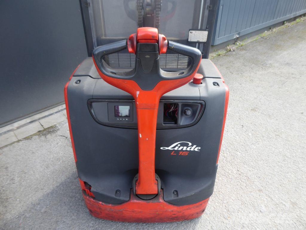 Linde L16 Παλετοφόρα πεζού χειριστή με ιστό