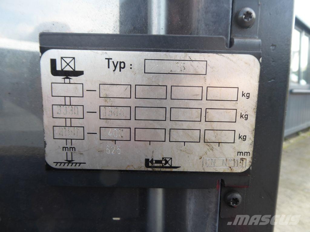 Linde L16 Παλετοφόρα πεζού χειριστή με ιστό