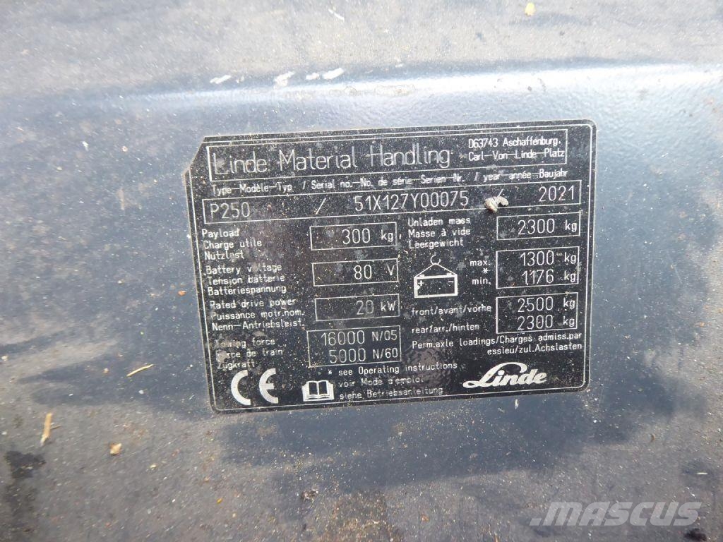 Linde P250SWB Vetotrukit
