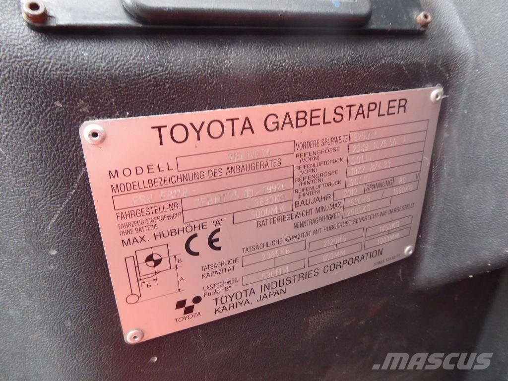 Toyota 7FBMF25 Ηλεκτρικά περονοφόρα ανυψωτικά κλαρκ
