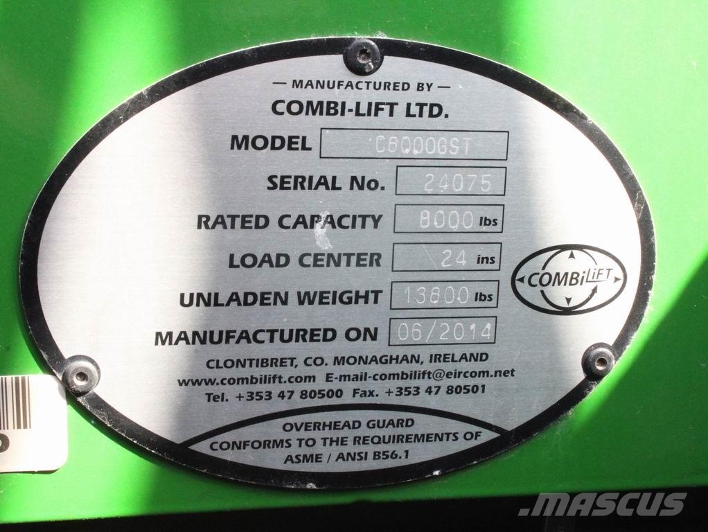 Combilift C 8000 GST لوادر جانبية
