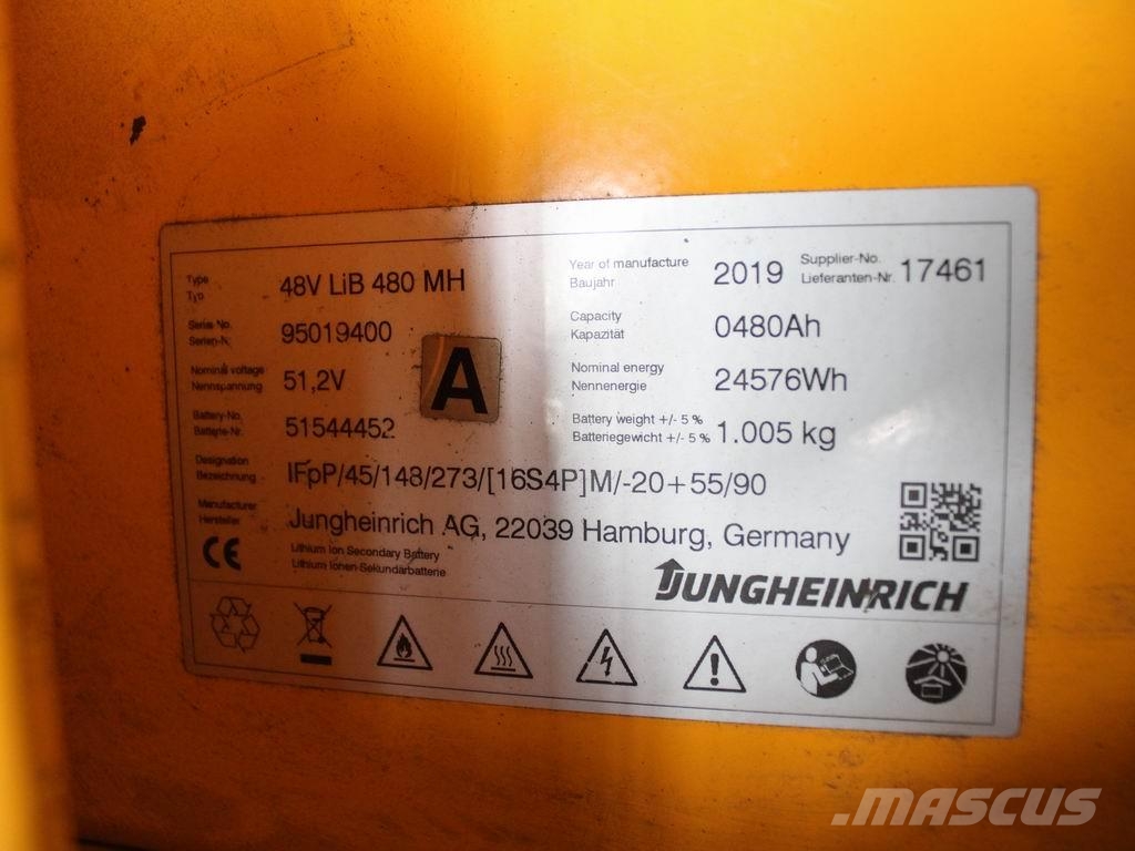 Jungheinrich ETV-V 320 GE115-800DZ Li-Ion Reach truck - depo içi istif araçları