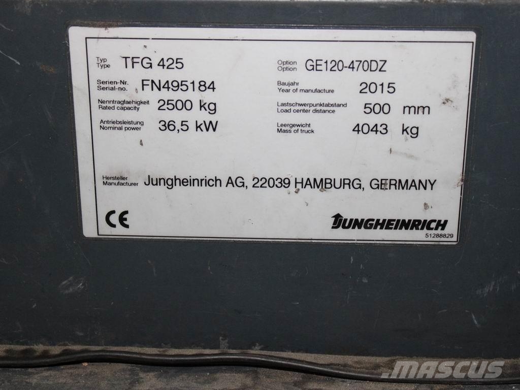 Jungheinrich TFG 425 GE120-470DZ Камиони с АГУ