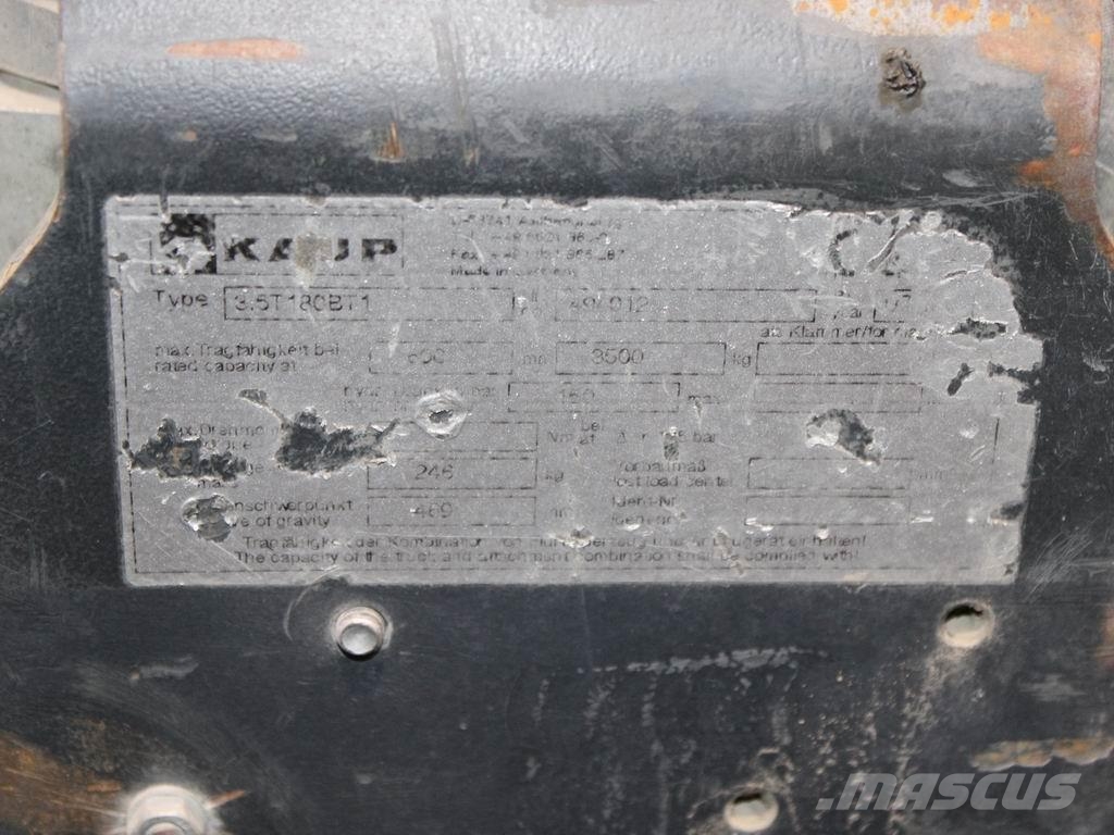 Kaup 3.5 T 180 BT 2 Laden en Lossen - overige