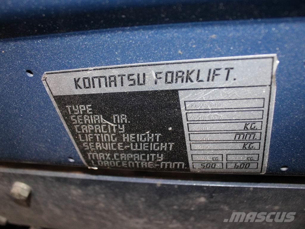 Komatsu FG 25 T-11 LPG'li forkliftler