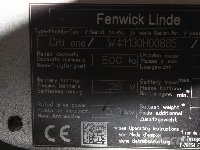 Linde CiTi one 1130 Ручные электрические тележки