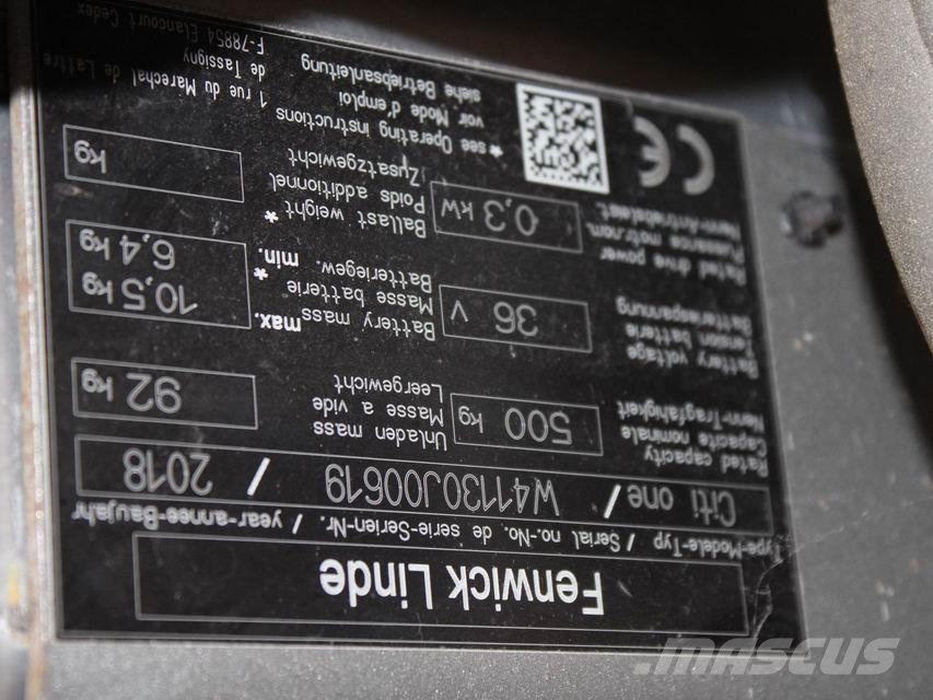 Linde CiTi one 1130 Χειροκίνητο περονοφόρο ανυψωτικό