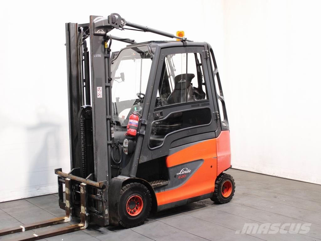 Linde E 20 H-01/600 387 شاحنات ذات رافعات شوكية تعمل بالكهرباء