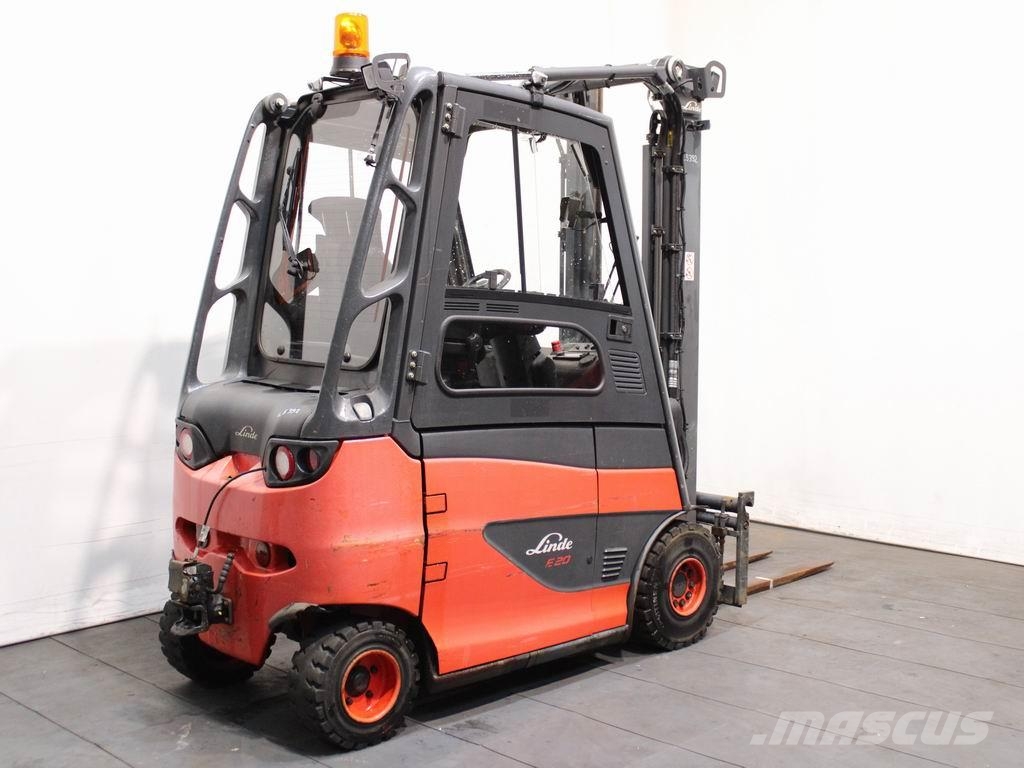 Linde E 20 H-01/600 387 شاحنات ذات رافعات شوكية تعمل بالكهرباء